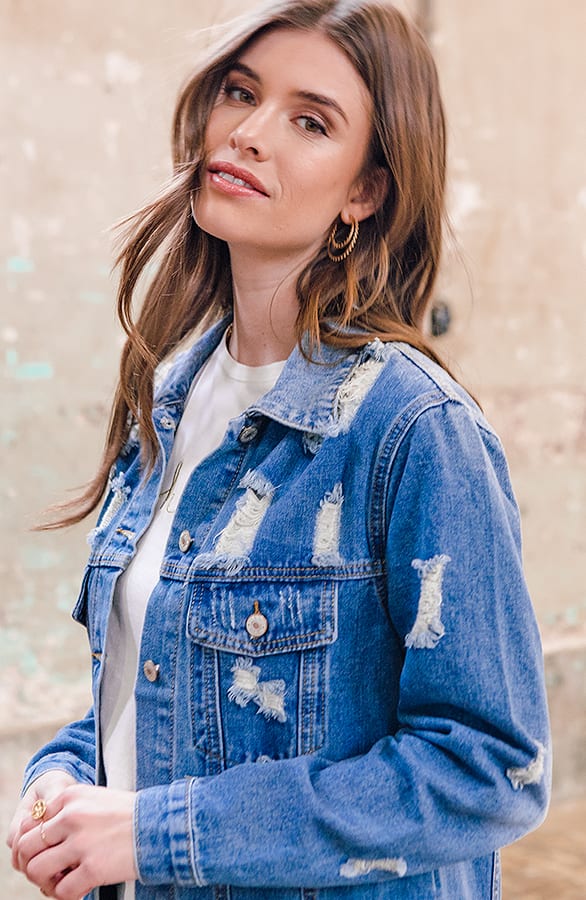 Trendy Spijkerjas Doutzen Blauw – shoparchief — foto 4