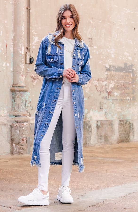 Trendy Spijkerjas Doutzen Blauw – shoparchief — foto 2