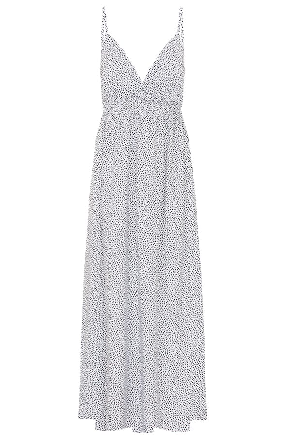Blaadjes Spaghetti Jurk Jacky Wit – shoparchief