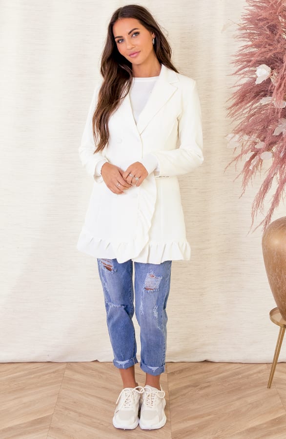 Loose Fit Jeans Yentl Blauw – shoparchief — foto 4