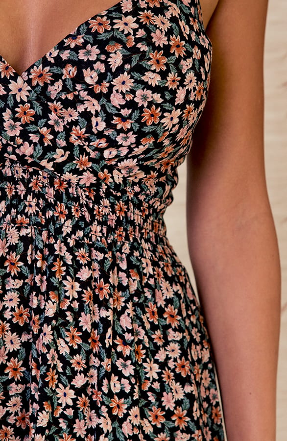 Bloemen Spaghetti Jurk Jacky – shoparchief — foto 9