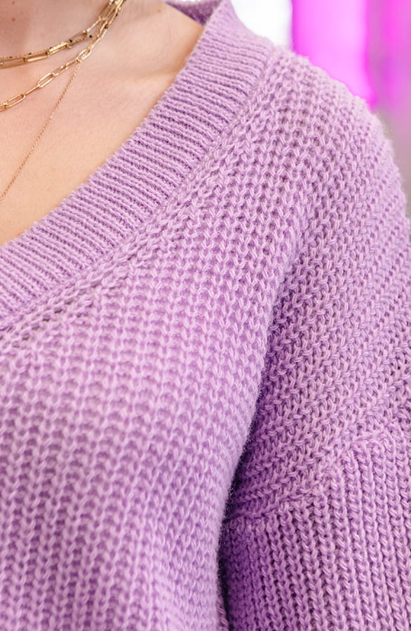 Gehaakte Trui Lila Joan – shoparchief — foto 5