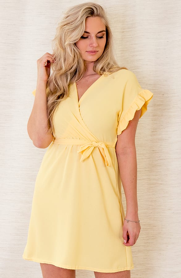 Jurk Jazzie Geel – shoparchief — foto 3