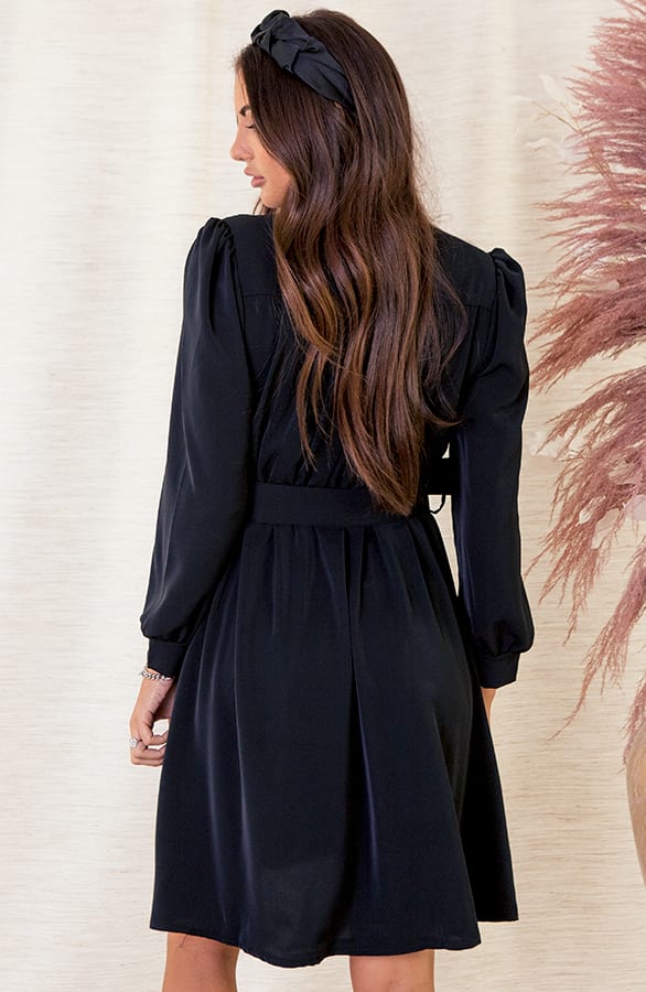 Jurk Met Riem Julie Zwart – shoparchief — foto 5