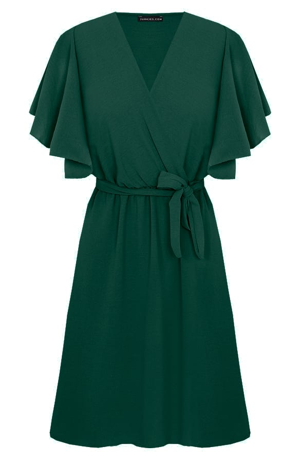 Jurk NIkkie Smaragdgroen – shoparchief — foto 6