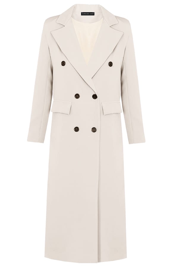 Lange Knopen Blazer Gigi Beige – shoparchief