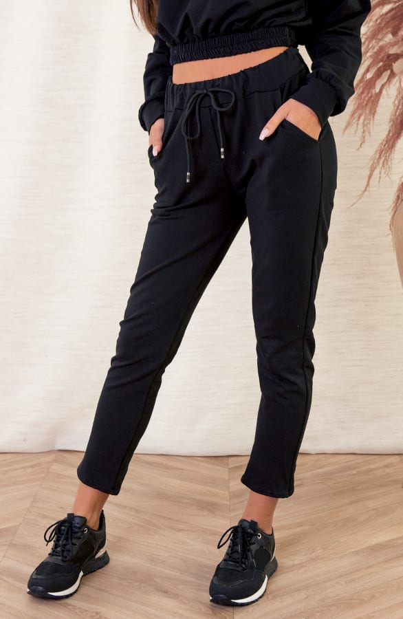 Lounge Joggingbroek Maan Zwart – shoparchief — foto 2