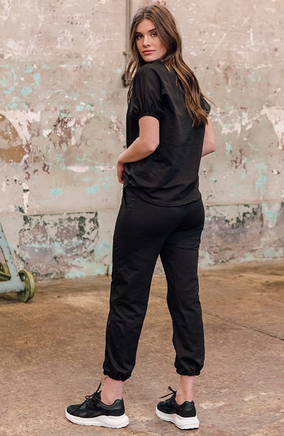 Lounge Broek Zoë Zwart – shoparchief — foto 3