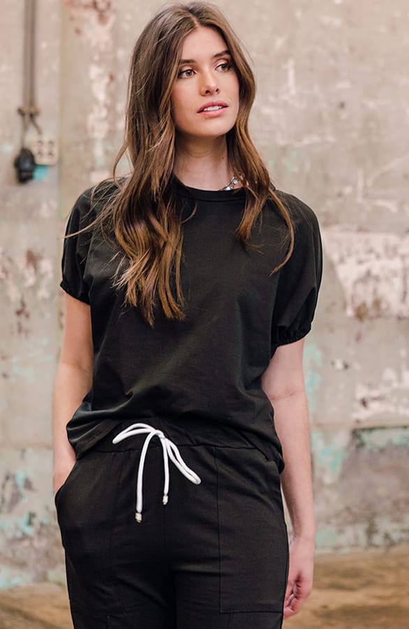Lounge Top Zoë Zwart – shoparchief — foto 2