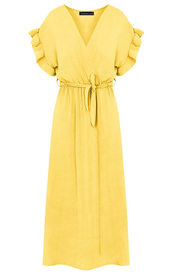 Midi Jurk Jazzie Geel – shoparchief