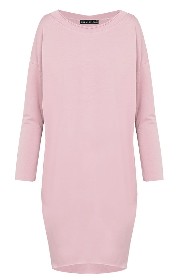Oversized Jersey Tuniek Ayla Lichtroze – shoparchief