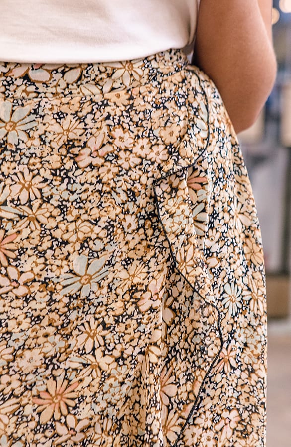 Overslag Rok Bloemen Issy Mint – shoparchief — foto 5
