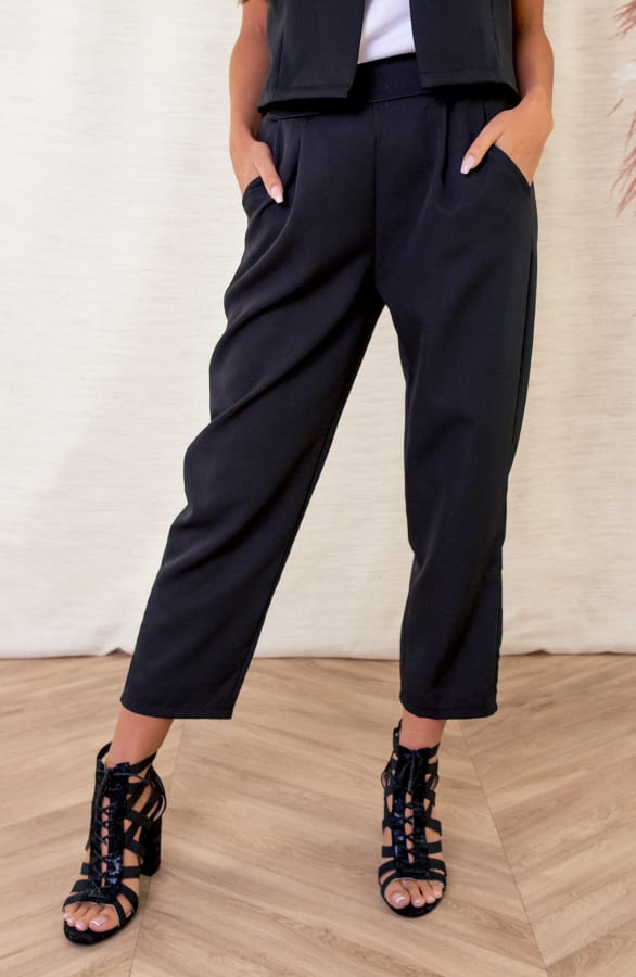 Pantalon Mace 7/8 Zwart – shoparchief
