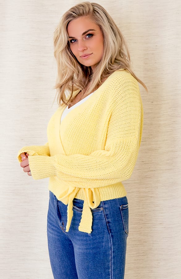 Strik Vest Ruby Pastel Geel – shoparchief — foto 2