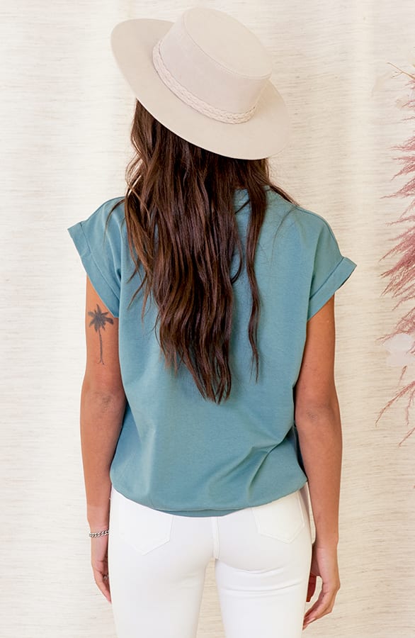 Top Met Elastische Boord Alice Oase – shoparchief — foto 3