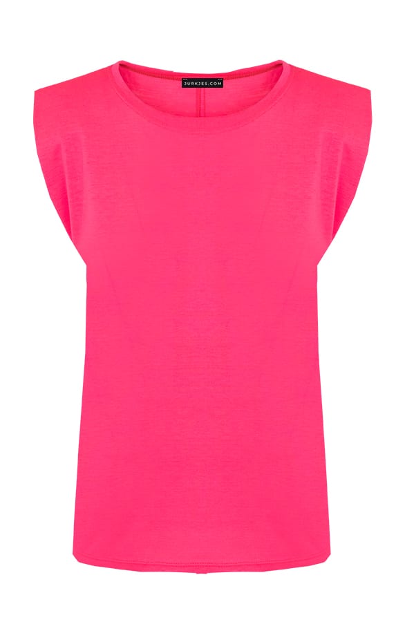 Top Schoudervulling Jade Fuchsia Neon – shoparchief