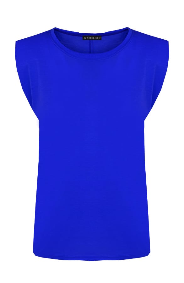Top Schoudervulling Jade Kobalt – shoparchief