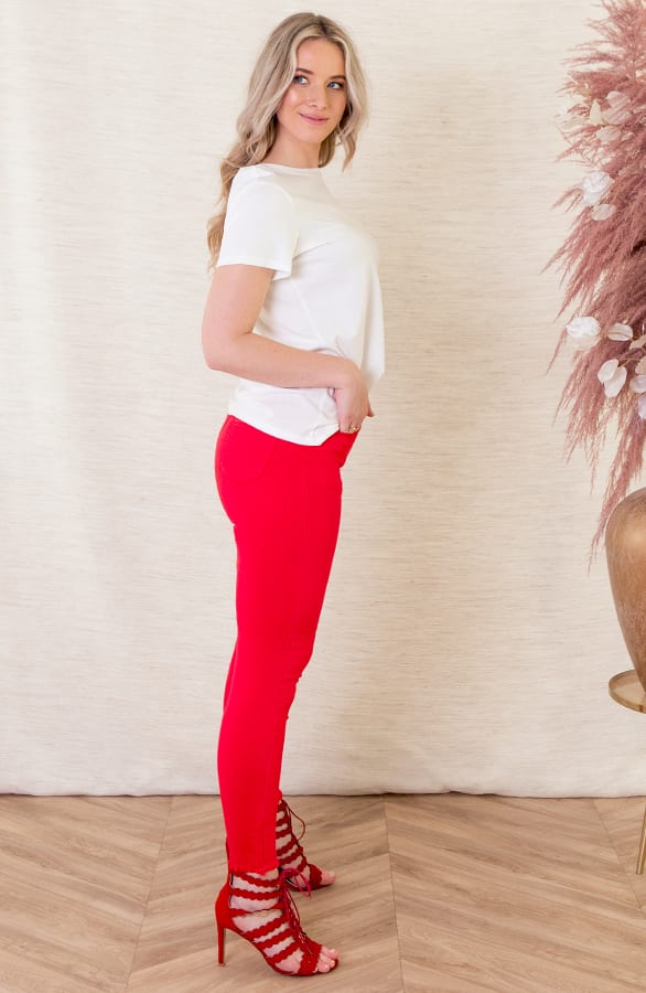 Heart Shirt Lucia Wit Rood – shoparchief — foto 5