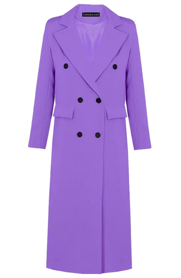 Lange Knopen Blazer Gigi Lila – shoparchief