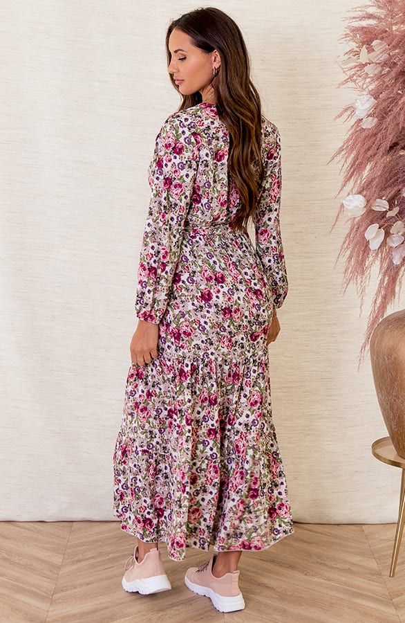 Lange Mouwen Maxi Jurk Bregje – shoparchief — foto 2