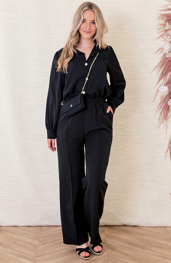 Comfy Pantalon Molly Zwart – shoparchief — foto 5