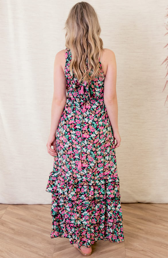 Maxi Halter Jurk Noé Multicolor – shoparchief — foto 5