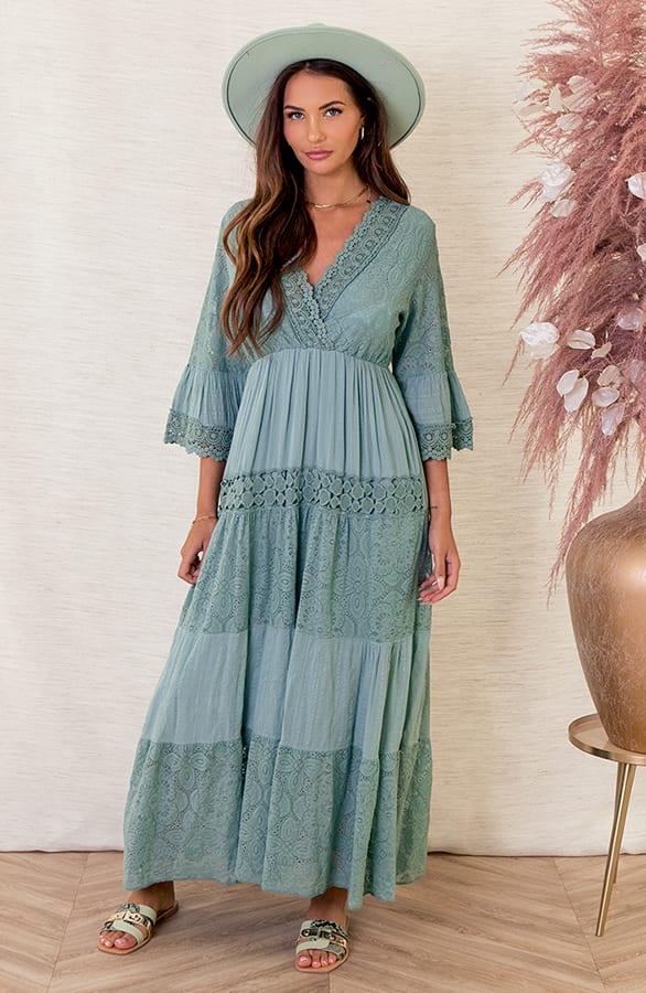 Maxi Kanten Jurk Lise Oase – shoparchief