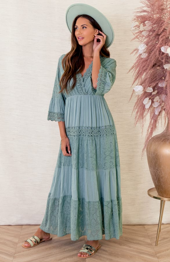 Maxi Kanten Jurk Lise Oase – shoparchief — foto 4