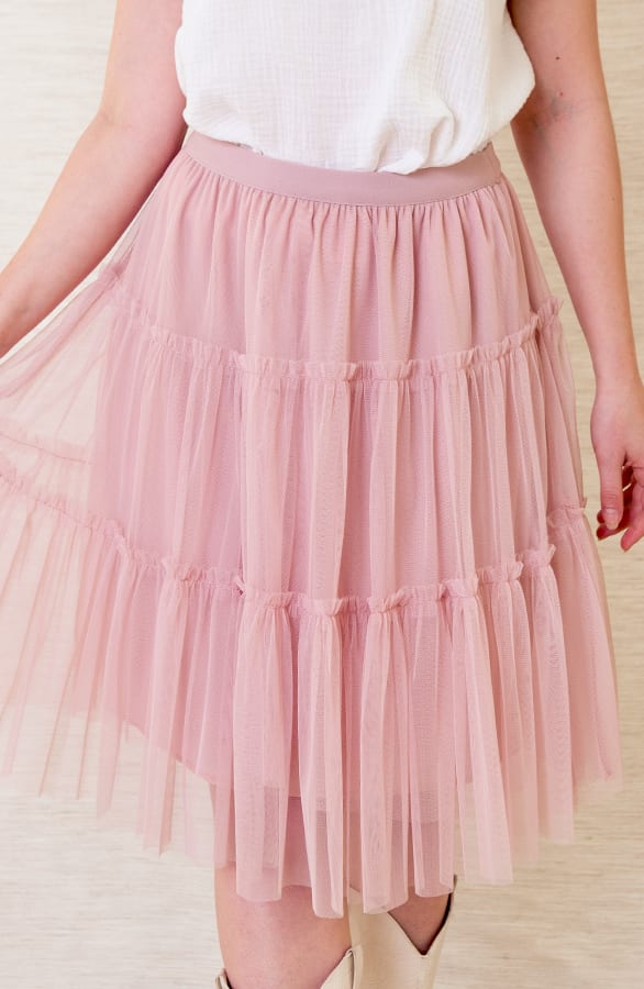Midi Tule Rok Kelly Roze – shoparchief