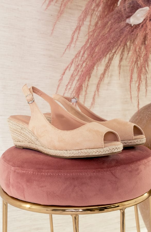 Open Sleehakken Manon Beige – shoparchief