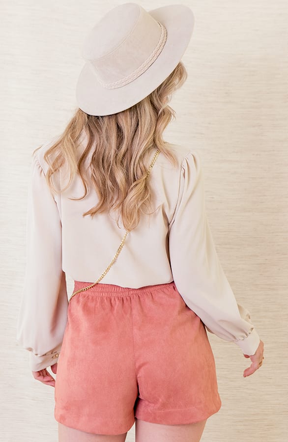 Luxury Detail Blouse Lou Beige – shoparchief — foto 3