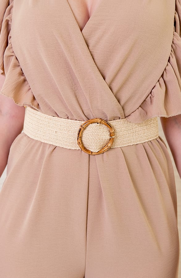 Ruches Jumpsuit Mirre Beige – shoparchief — foto 4