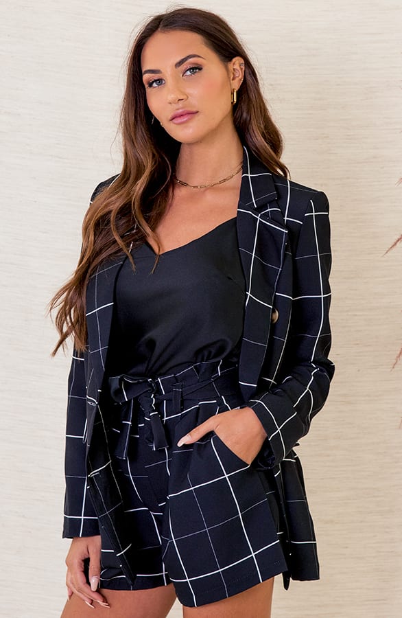 Ruitjes Short Aliya Zwart – shoparchief — foto 2