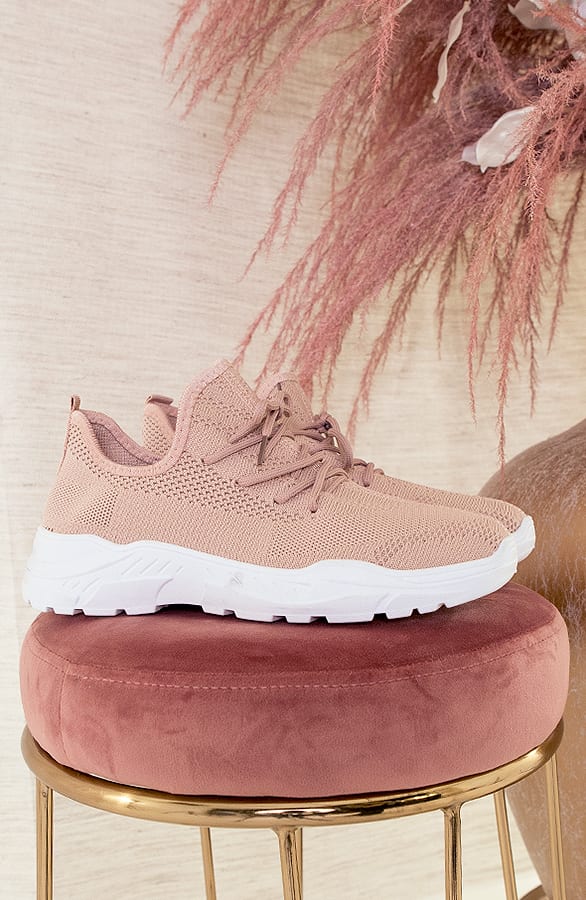 Stretch Sneakers Yve Dust Roze – shoparchief