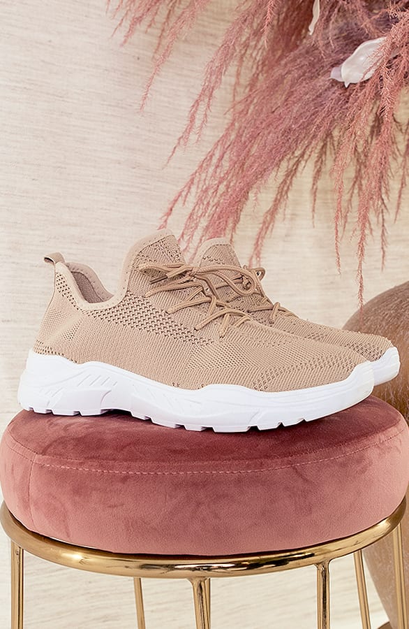 Stretch Sneakers Yve Taupe – shoparchief