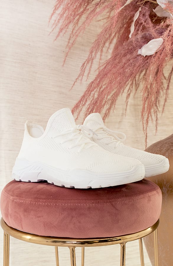 Stretch Sneakers Yve Wit – shoparchief