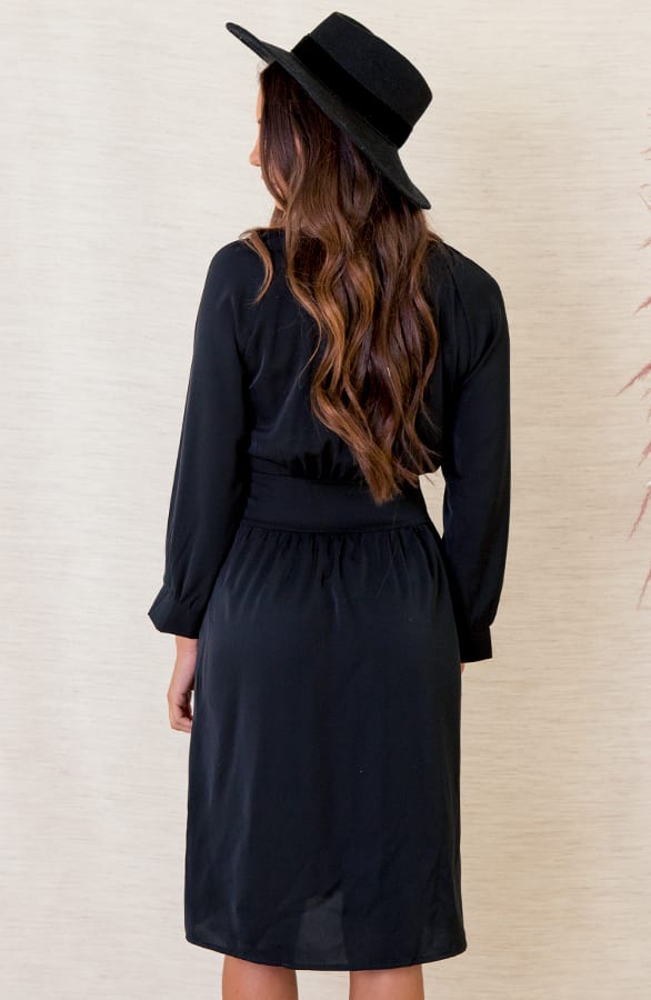 Strikjurk Met Knopen Lisa Zwart – shoparchief — foto 4