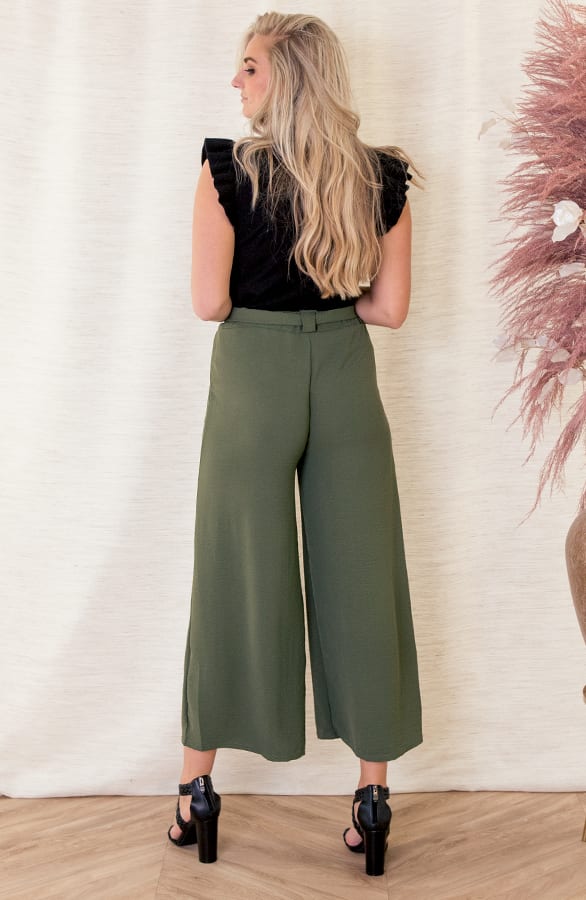 Culotte Broek Myron Army – shoparchief — foto 3