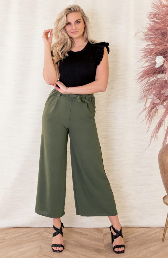 Culotte Broek Myron Army – shoparchief — foto 2