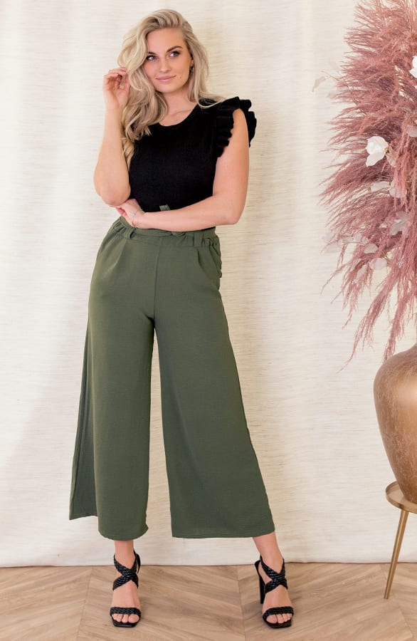 Culotte Broek Myron Army – shoparchief — foto 4