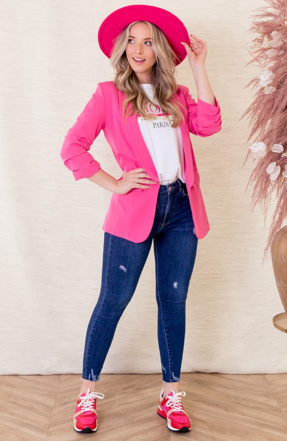 Blazer Basic Nore Fuchsia – shoparchief — foto 5