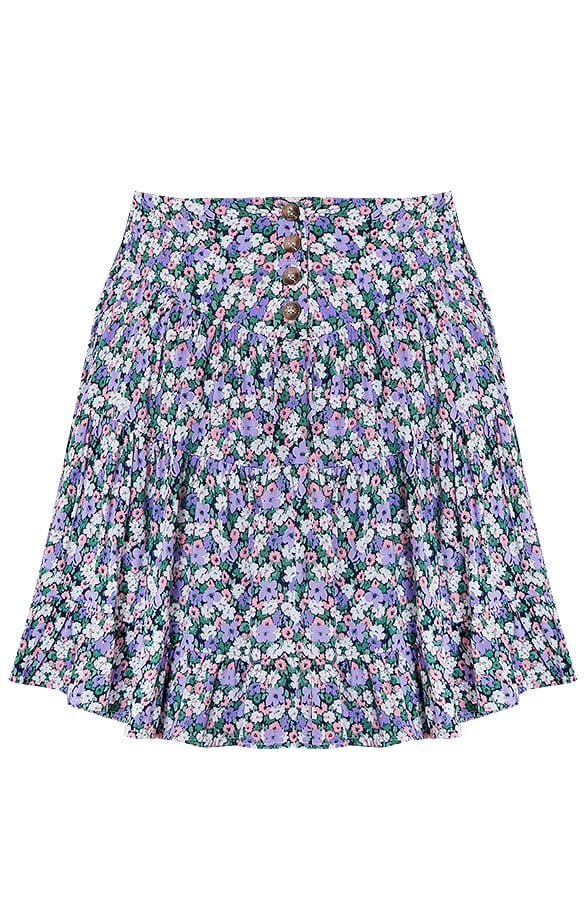 Flower Rok Delia Paars – shoparchief
