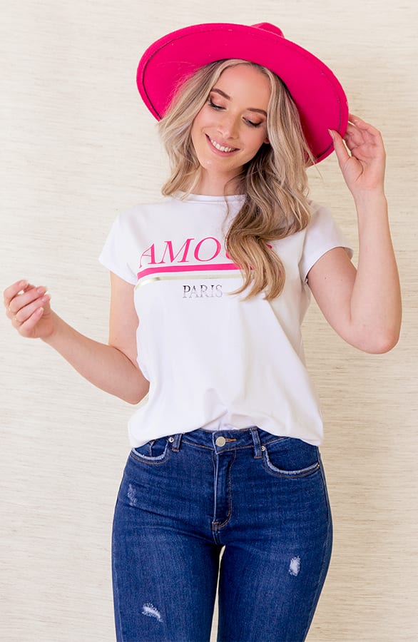 French Top Maartje Fuchsia – shoparchief
