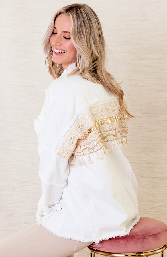 Ibiza Tassel Jacket Oversized Alexa Wit – shoparchief — foto 8
