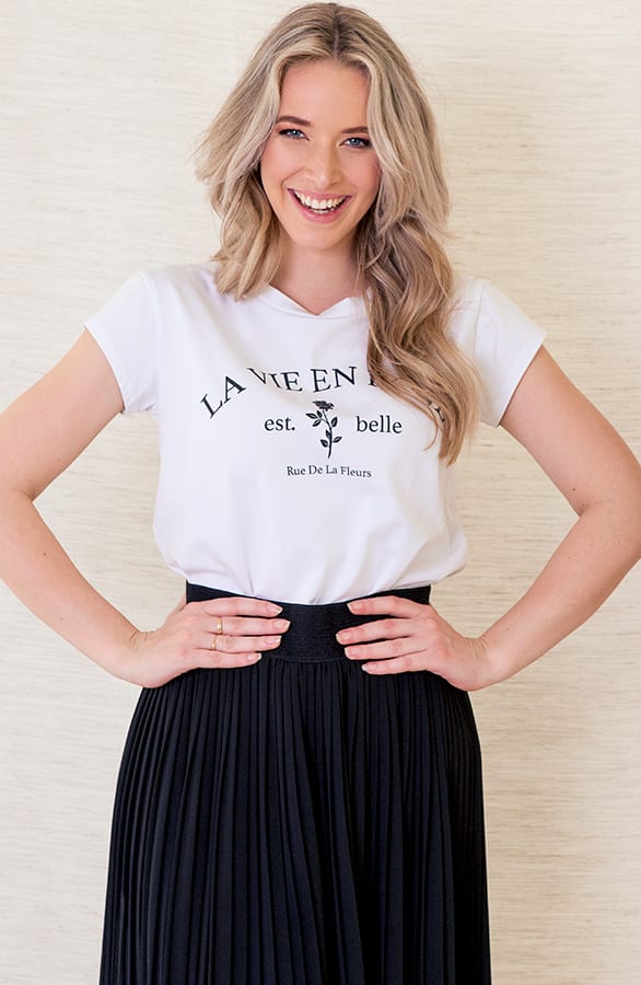La Fleurs Top Maeve Wit – shoparchief — foto 5