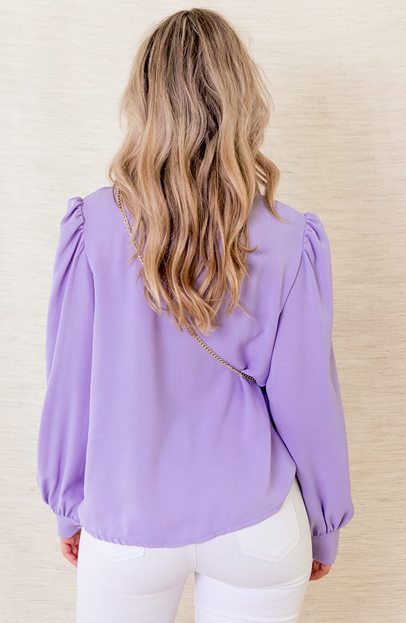 Luxury Detail Blouse Lou Lila – shoparchief — foto 2