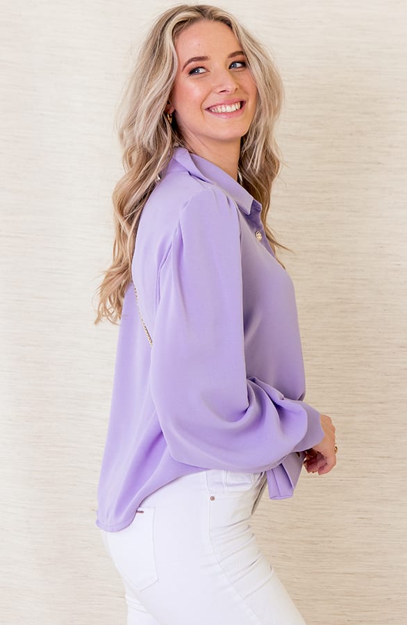 Luxury Detail Blouse Lou Lila – shoparchief — foto 3