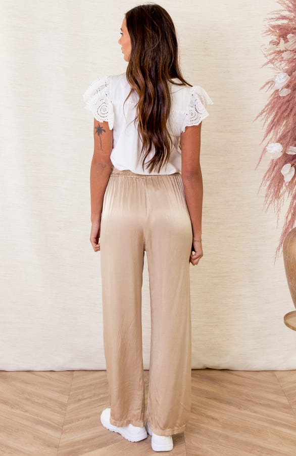 Luxury Pantalon Debbie Champagne – shoparchief — foto 5