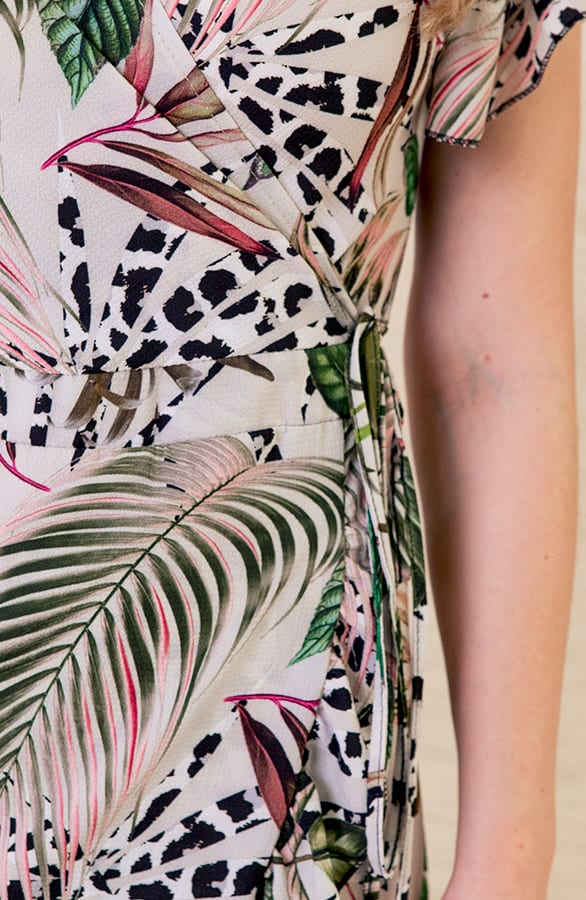 Midi Jurk Jungle Jane Creme – shoparchief — foto 4