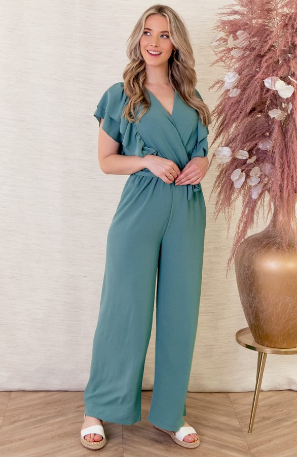 Ruches Jumpsuit Mirre Mint – shoparchief — foto 2